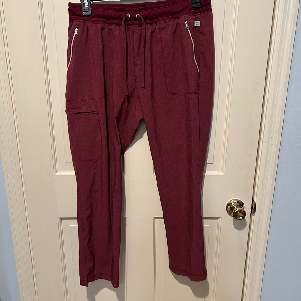 Maroon Cherokee Infiniyt Scrub Pants LARGE/PETITE - Picture 2 of 5